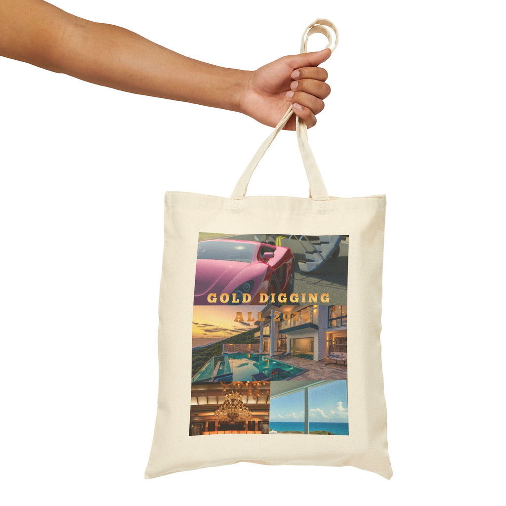 Gold Digging Tote Bag