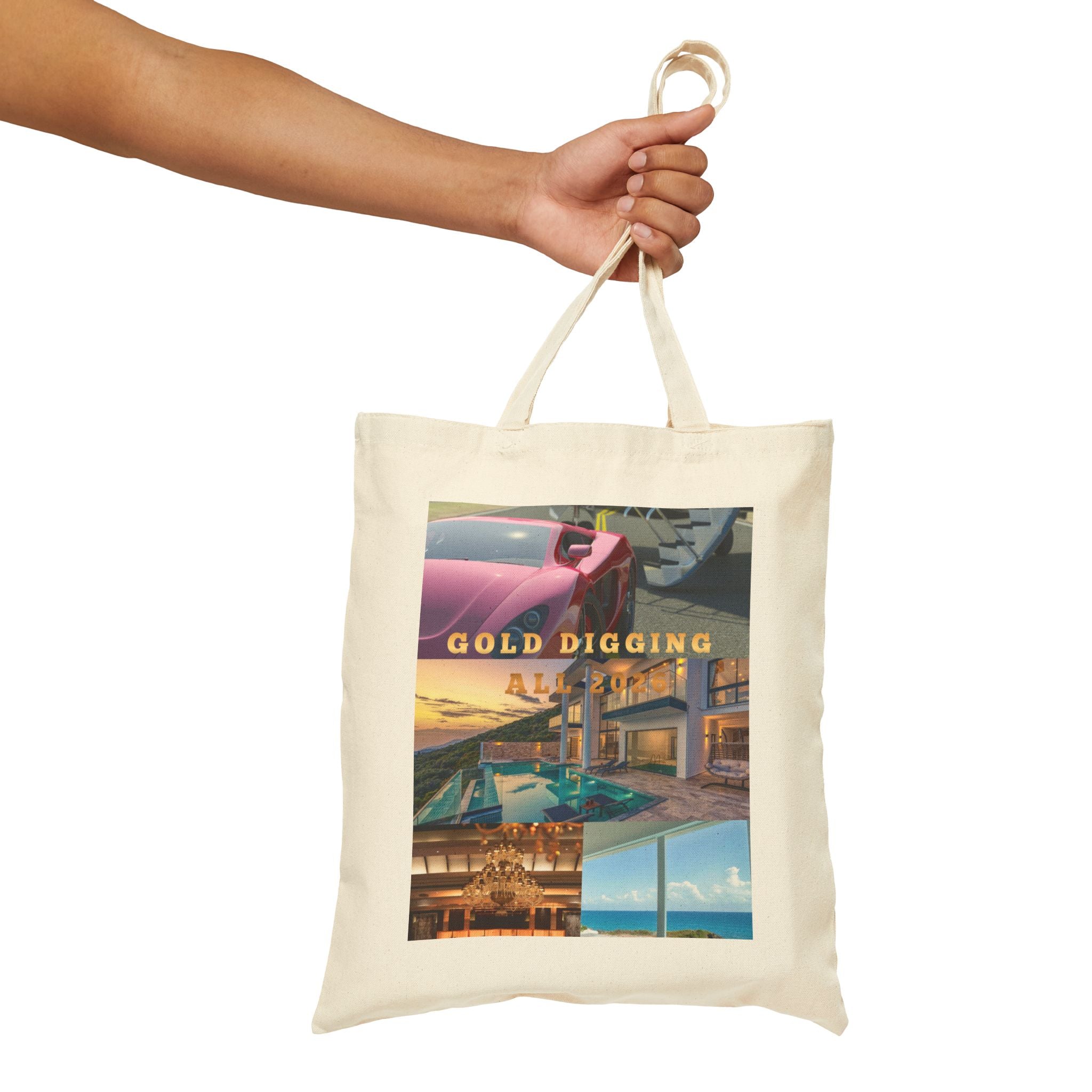 Gold Digging Tote Bag