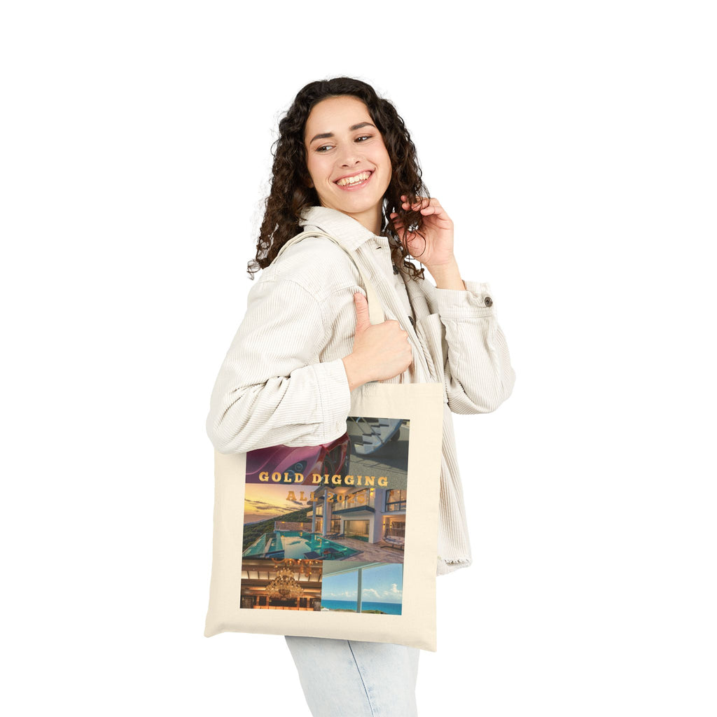 Gold Digging Tote Bag